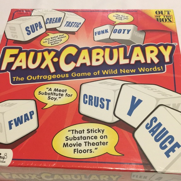 Faux*Cabulary Board Game NEW Sealed Wild Word Game - Picture 1 of 4